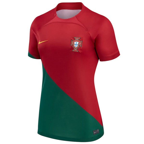 Camiseta Portugal 1ª Kit Mujer 2022 2023